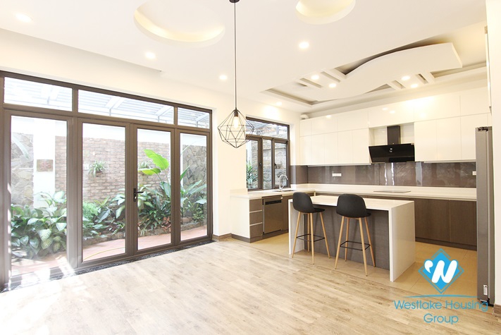 A newly-renovated house in modern styling for rent in Ciputra D Block 